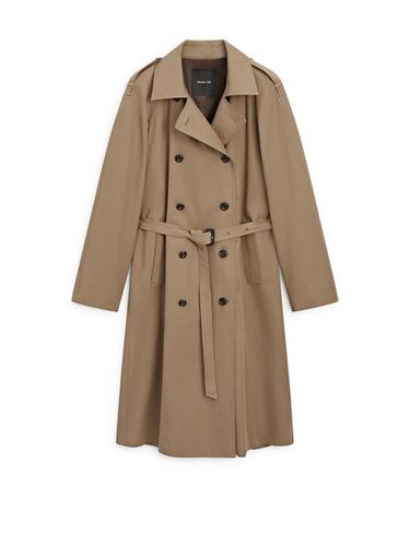 Zara 100% cotton trench coat - Beige