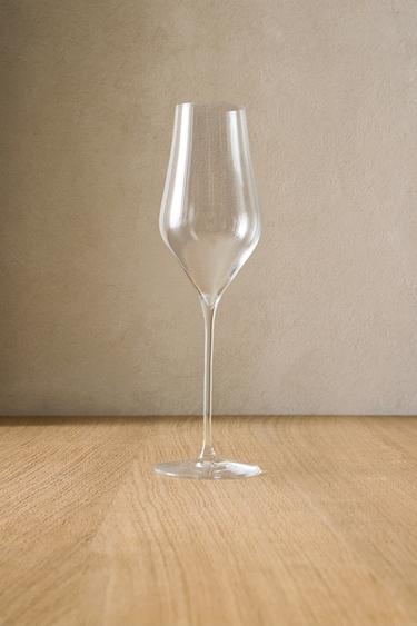 Zara PLAIN CRYSTALLINE FLUTE GLASS - 
