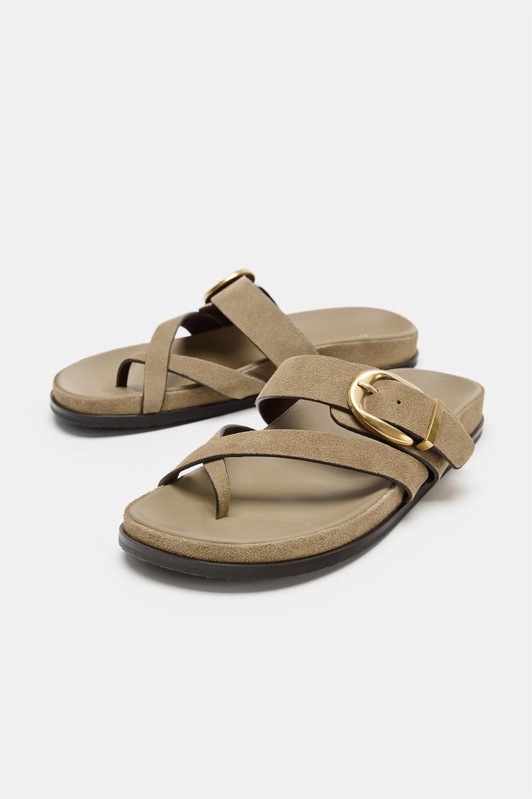 Sandalias de cuero con hebilla 4