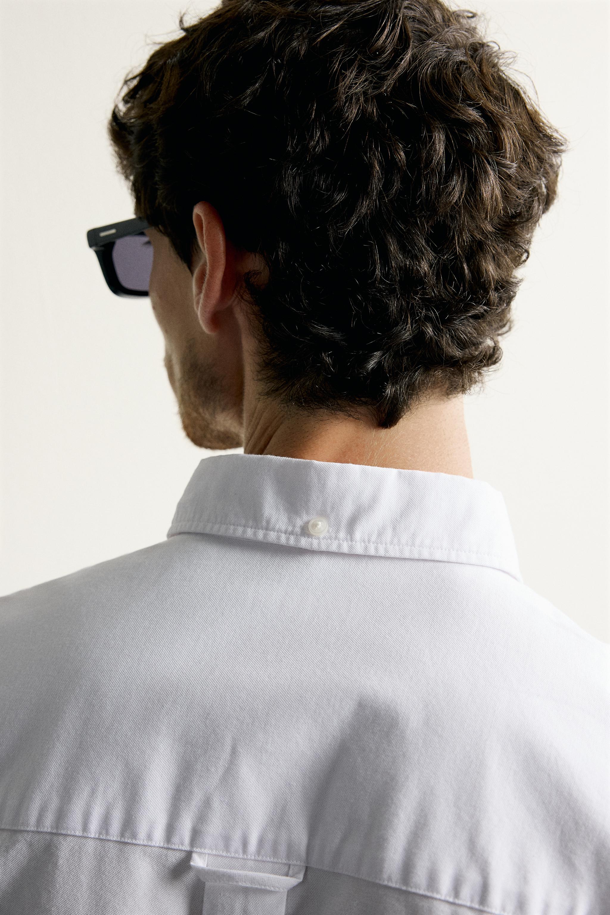 CHEMISE REGULAR FIT STRUCTURÉE OXFORD