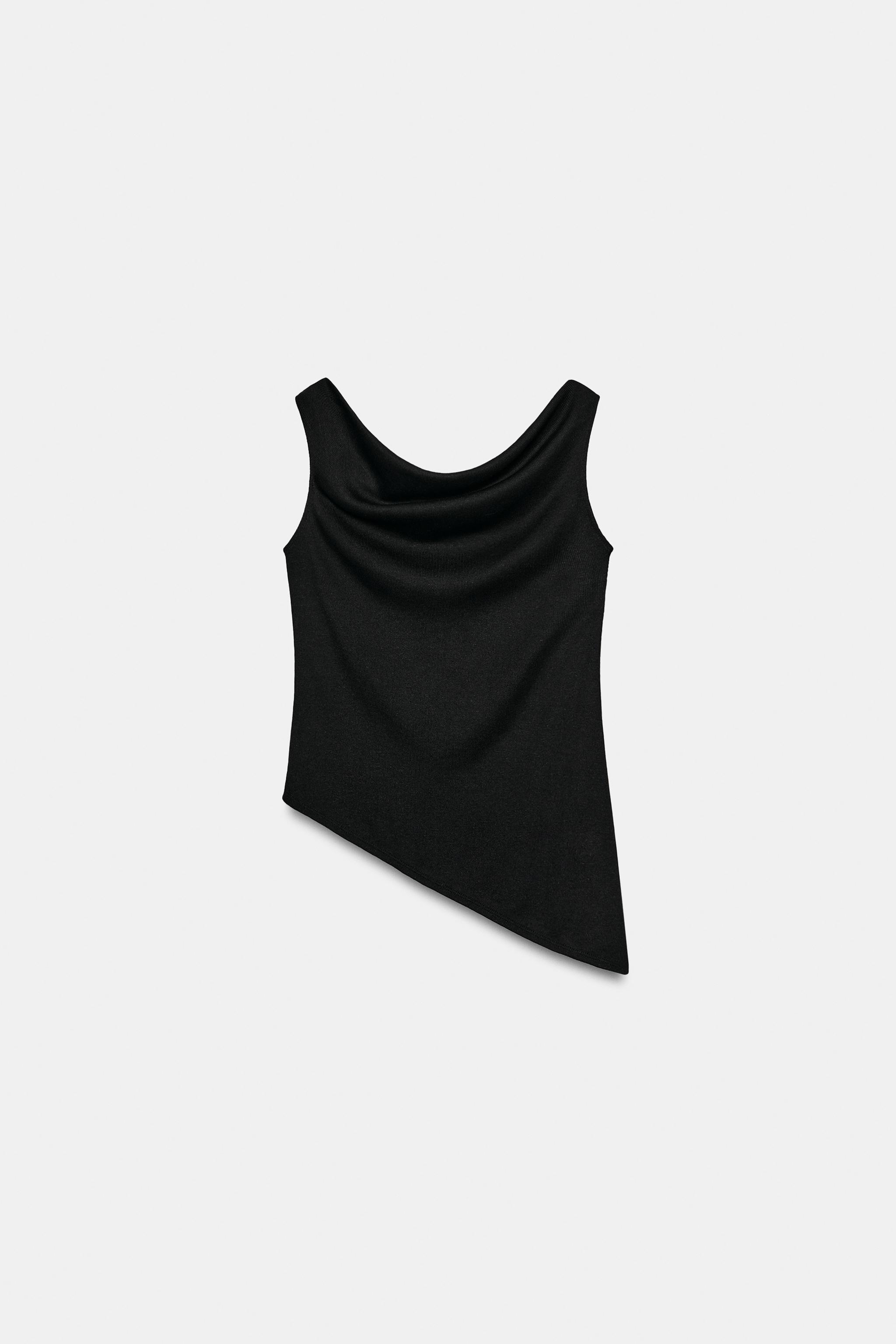 TOP RUSTIQUE ASYMÉTRIQUE