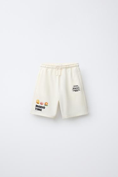 SUPER MARIO BROS.™ & © NINTENDO BERMUDA SHORTS - Ecru by Zara