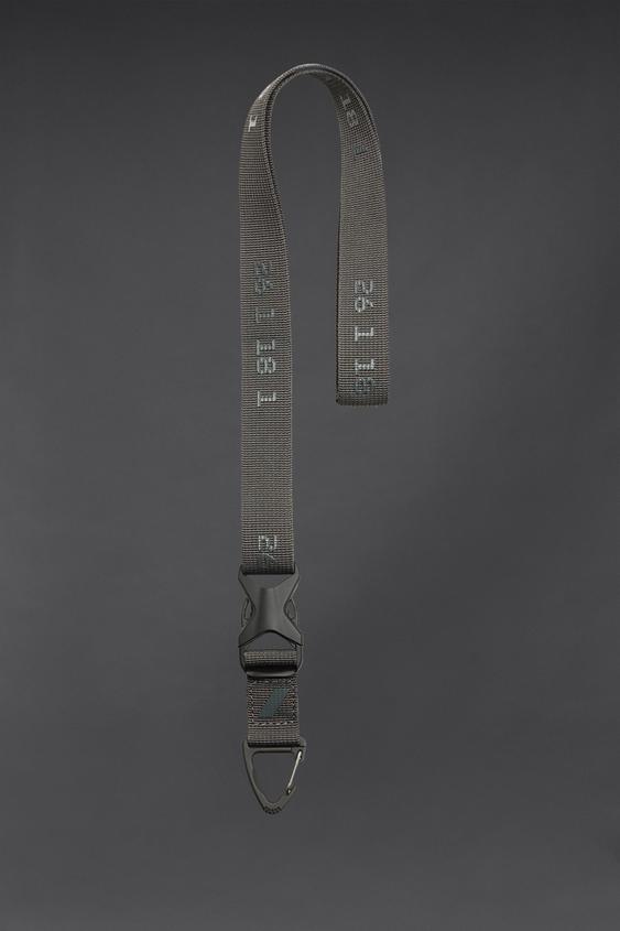 SPORTS KEY RING WITH STRAP Grey ZARA Thailand