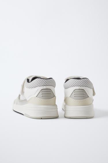 BASKETS MONTANTES SPORTIVES MULTIPIÈCES - Blanc de Zara - Image 3