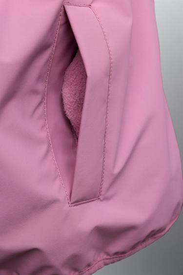 BLOUSON RÉVERSIBLE POLAIRE - Rose de Zara - Image 7