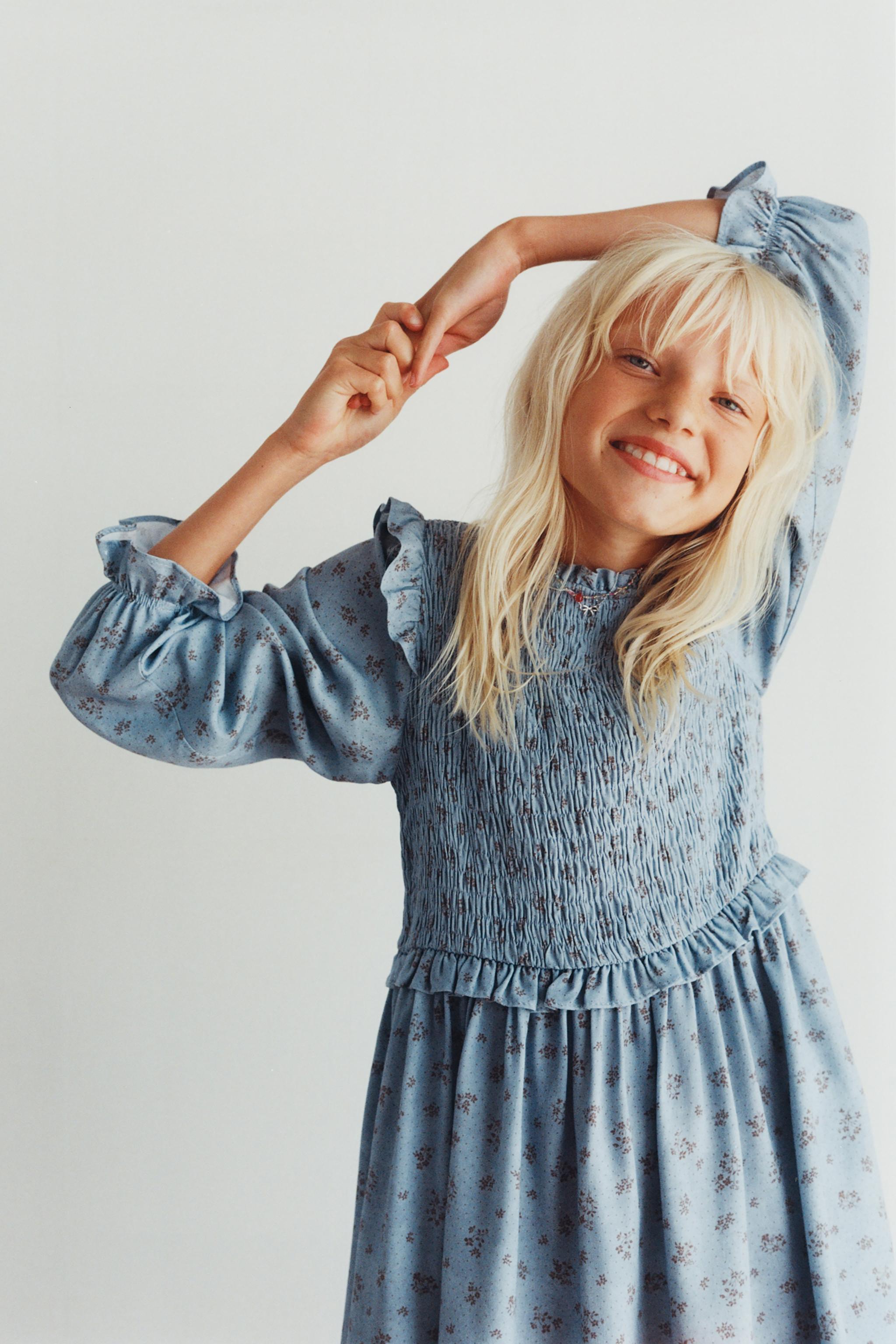 ★ZARA kids★コレクションラインコットンワンピース140/10year★ ZARA kidsコレクションラインコットンワンピース140/10year