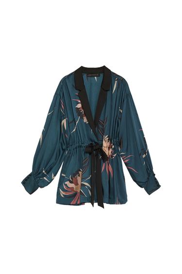 CHAQUETA ESTAMPADA