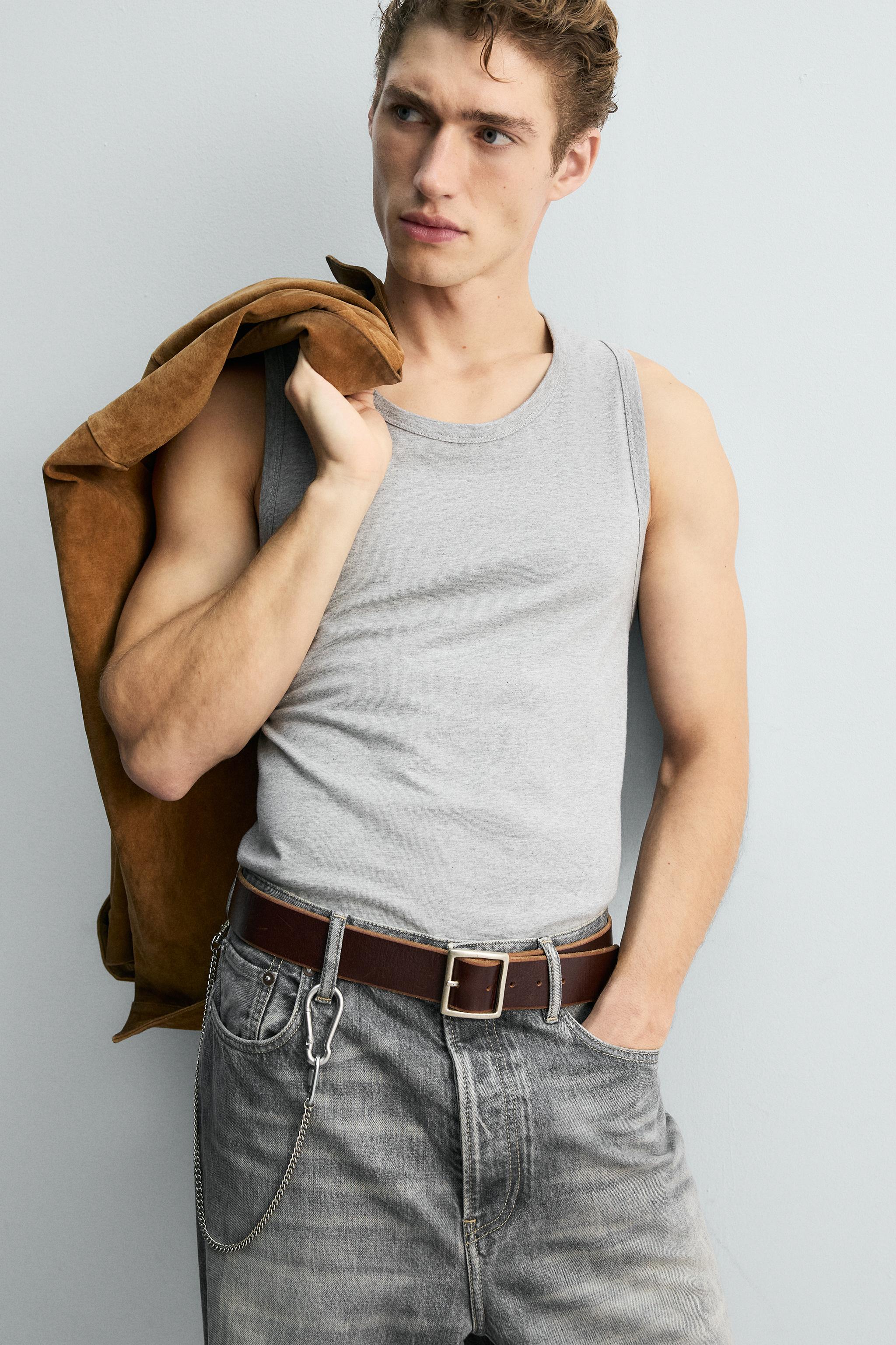 Sharon ribbon tops gray andmary② ANDMARY】Sharon ribbon tops