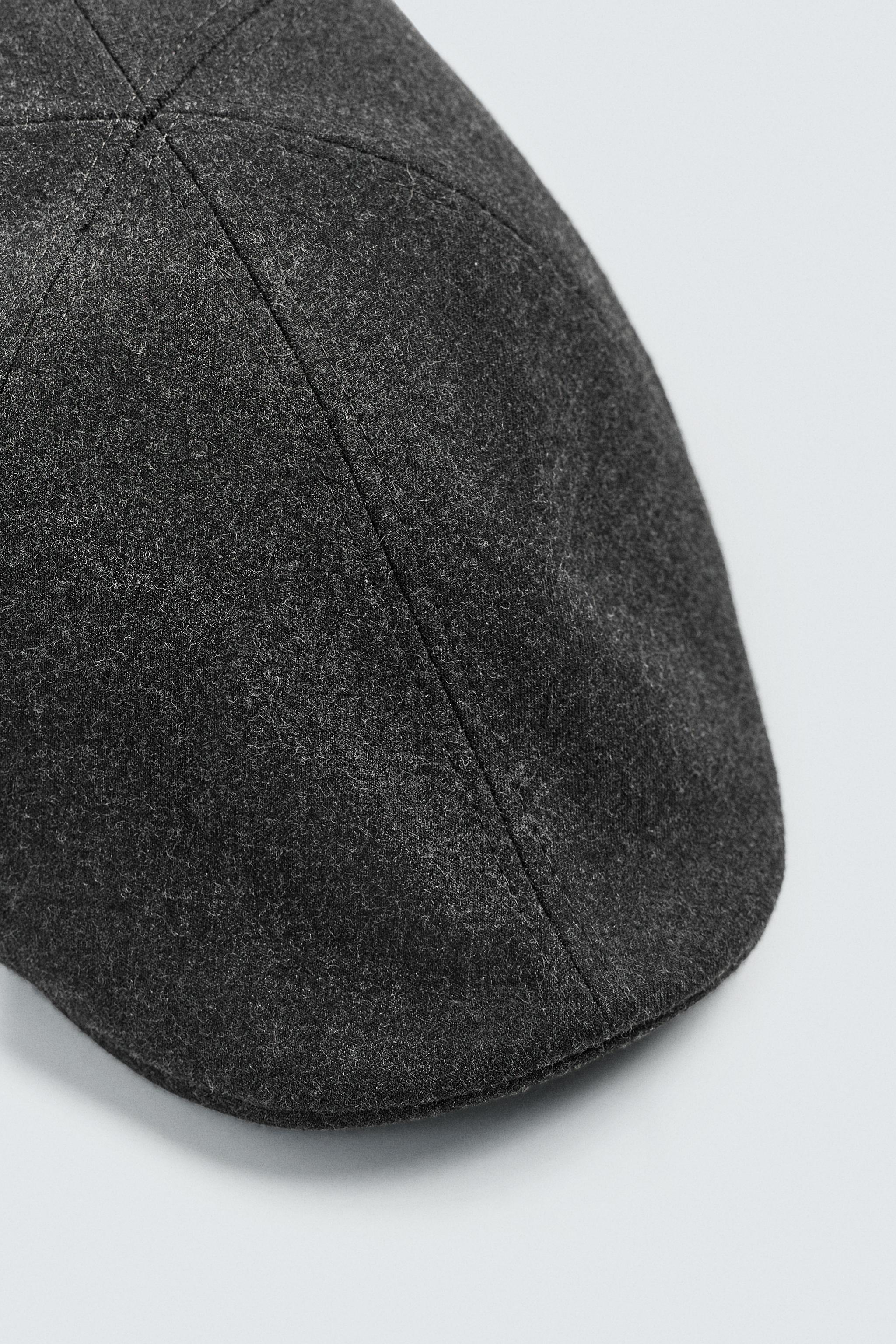 FLANNEL BERET - Black | ZARA Turkey