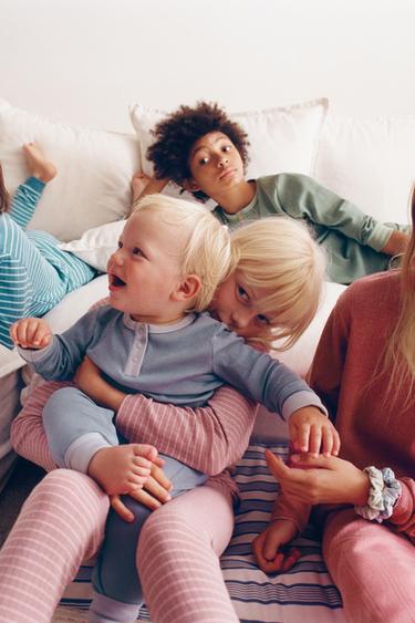 PLAIN SLEEPSUIT - Blue by Zara