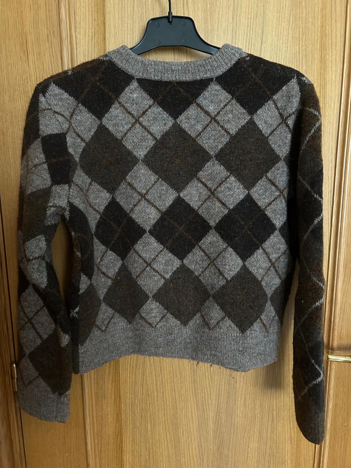 ARGYLE KNIT CARDIGAN - Image 2