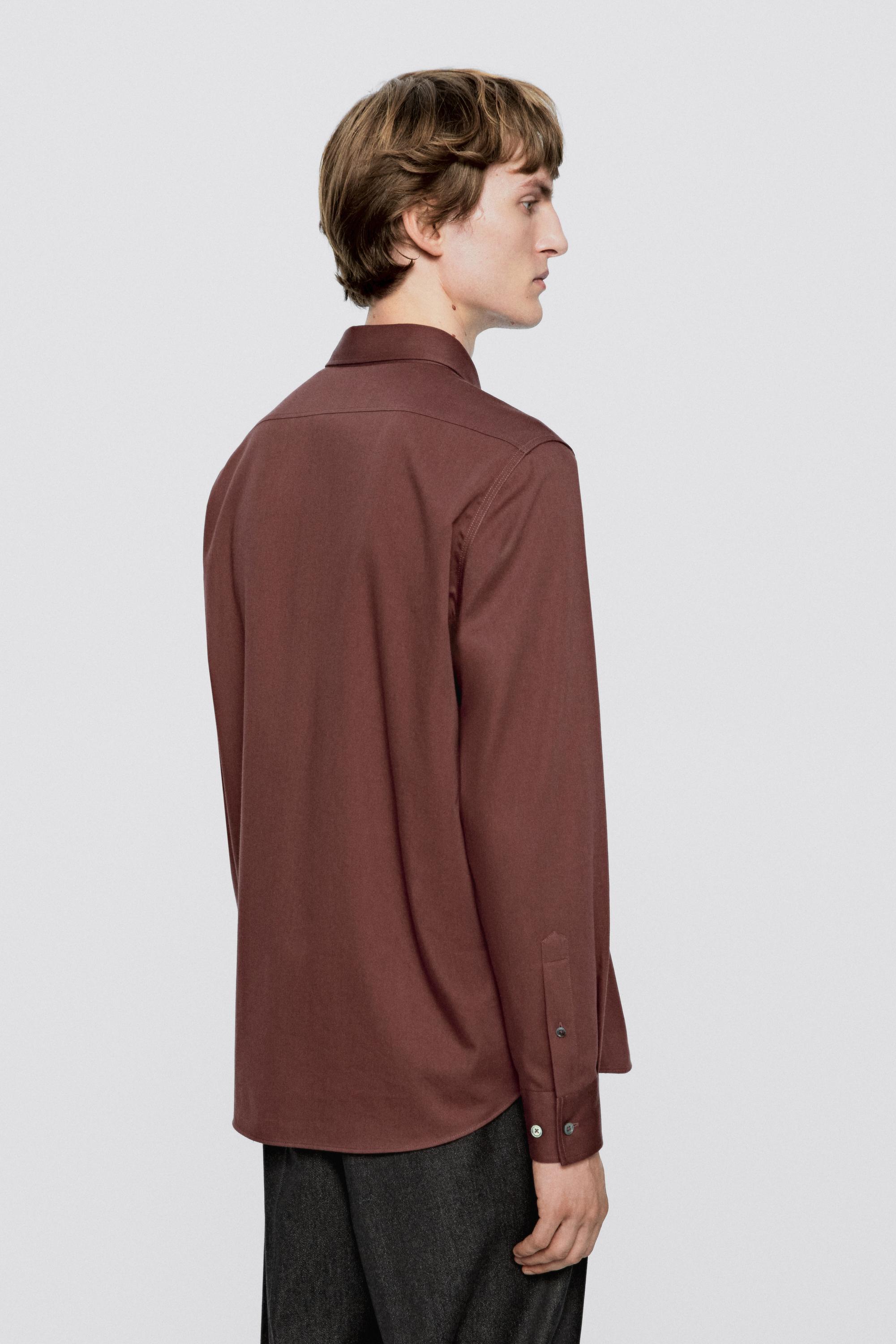 Regular fit cotton blend shirt - LIMITED EDITION