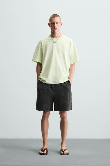 CAMISETA TEXTOS ESTAMPADOS - Lima de Zara - Imagen 0