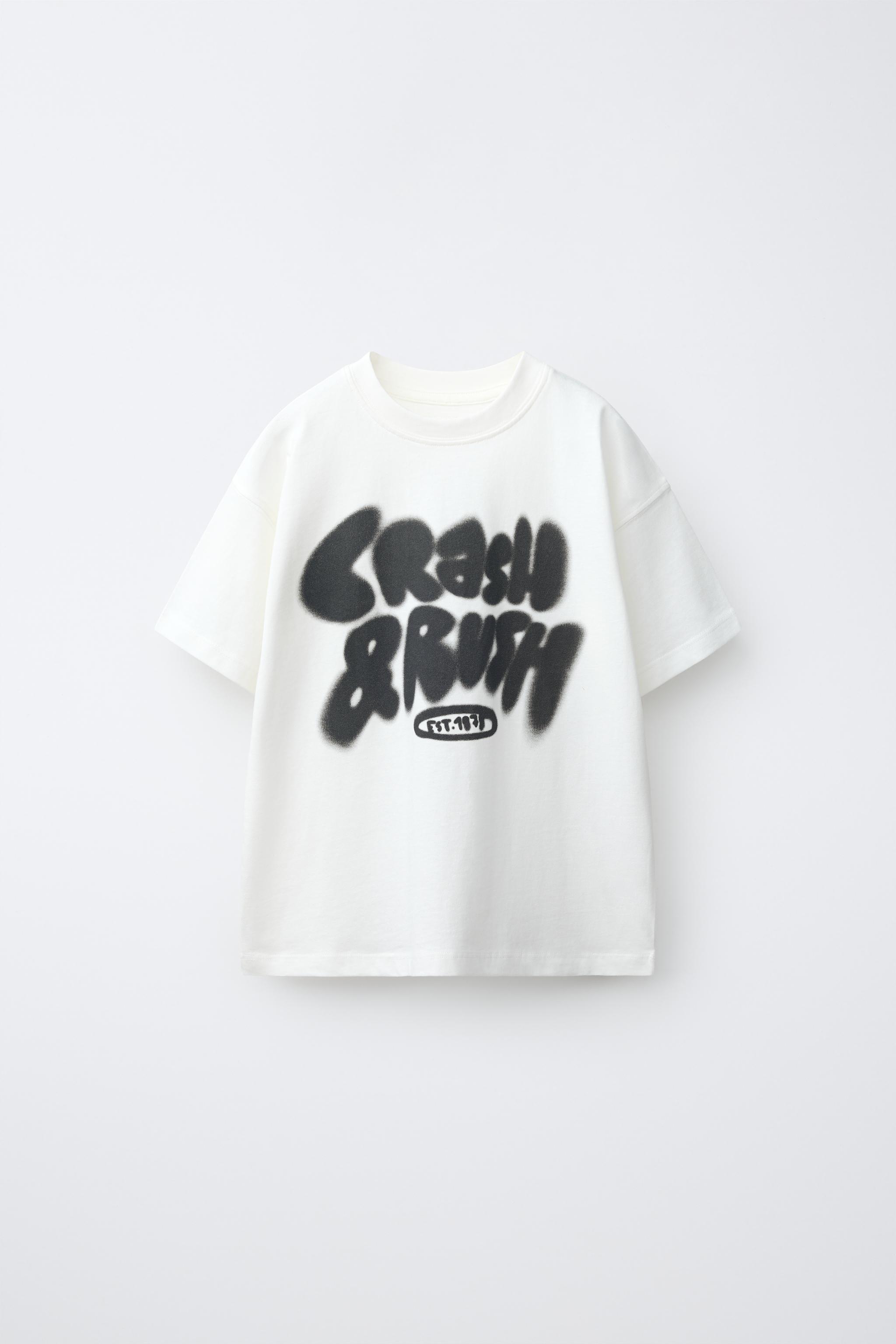 T-SHIRT IMPRIMÉ GRAFFITI