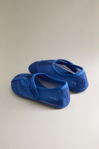 KIDS' MESH BOOTIES - Blue by Zara - Image 3