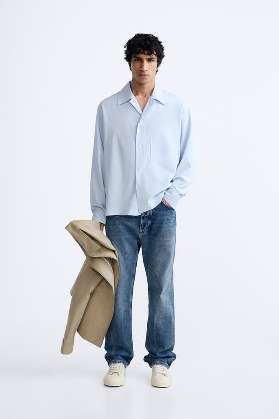 Cotton Zara Men Check Shirts, Full or Long Sleeves, Casual Wear at