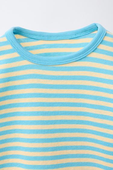 PYJAMA À RAYURES (1 AN ET DEMI - 6 ANS) - Bleu clair de Zara - Image 5