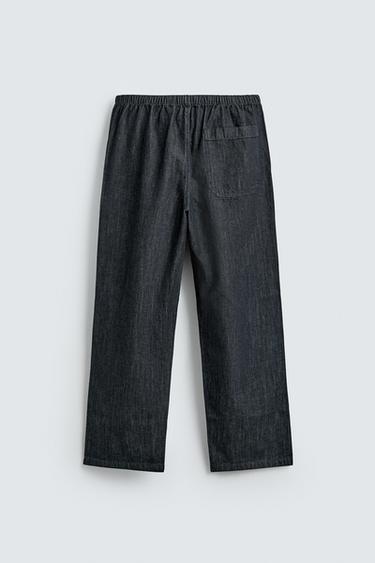 JEAN JOGGER COUPE DÉCONTRACTÉE - Bleu marine de Zara - Image 8