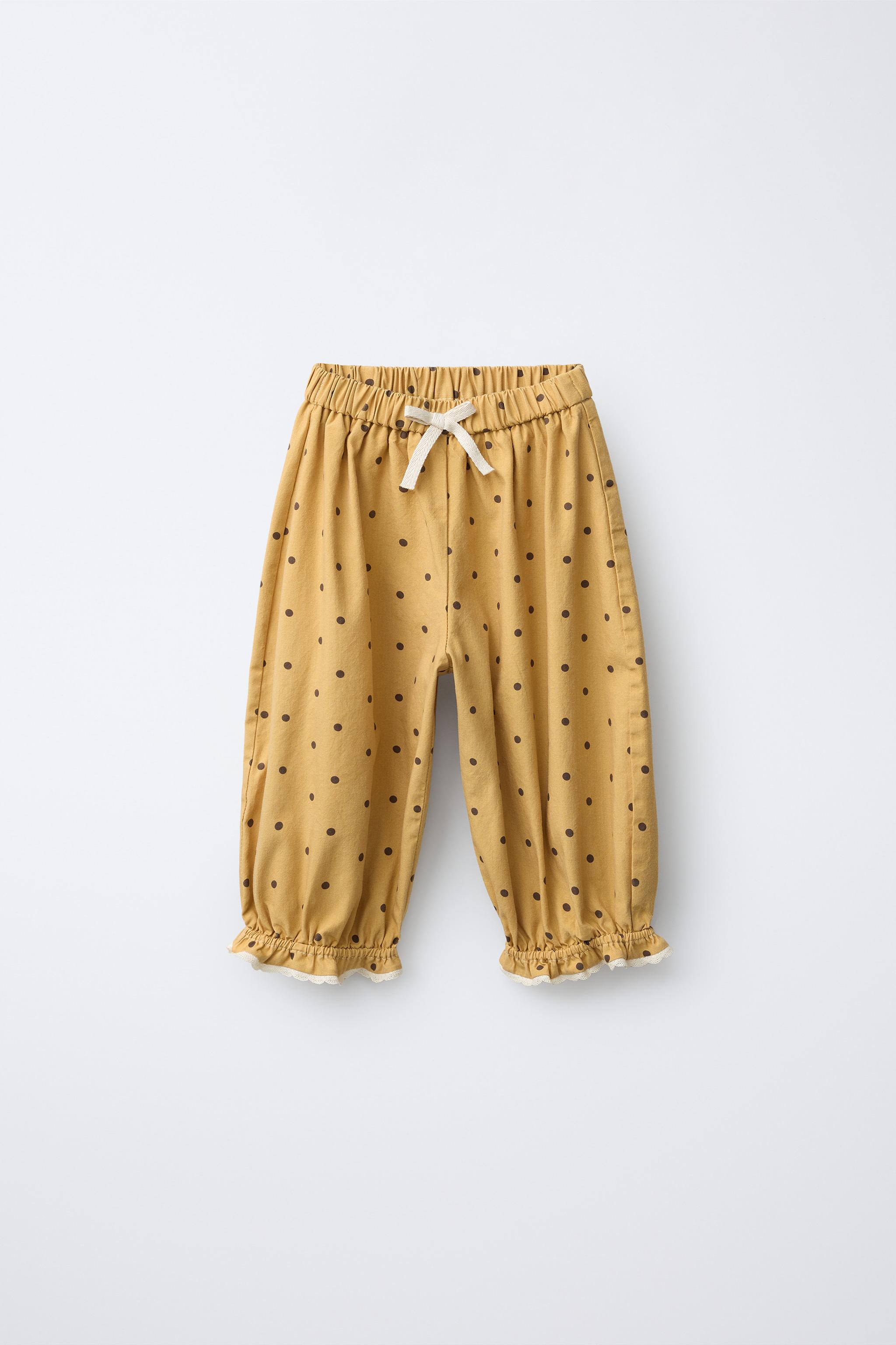 PANTALON BOUFFANT À POIS
