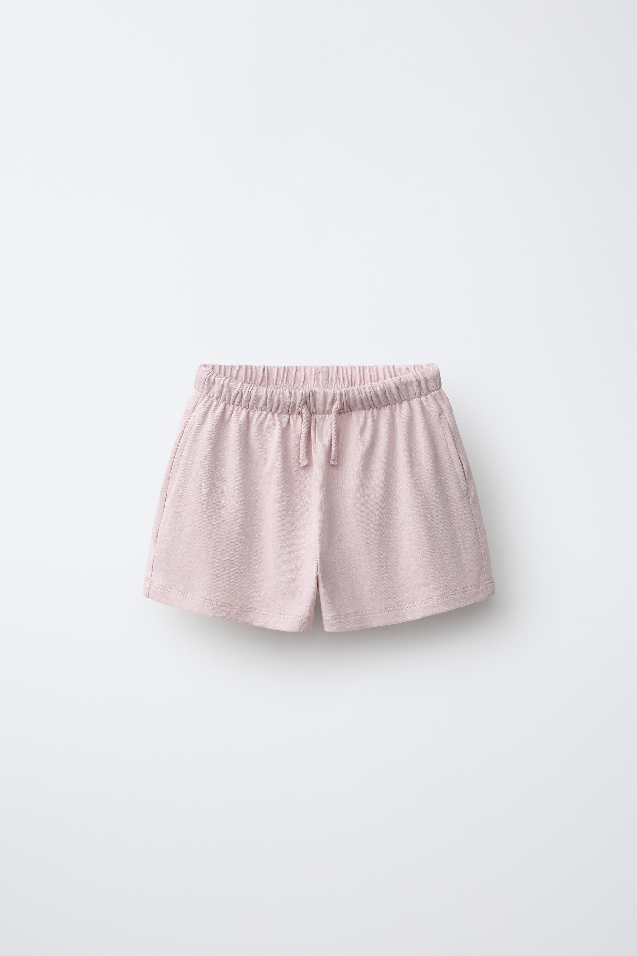 PLAIN SHORTS — Light pink