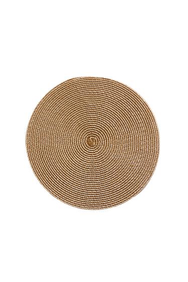 TISCHSET AUS PAPIER (DOPPELPACK) - grau-beige von Zara