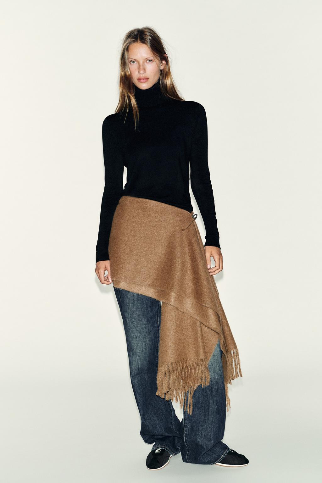 BASIC PLAIN KNIT SWEATER - image 2