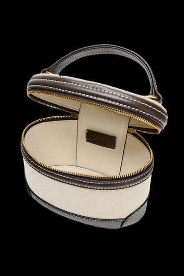 CONTRAST RIGID BAG - Light beige by Zara