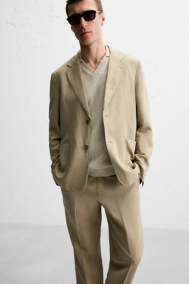 BLAZER DÉLAVÉE COSTUME - Beige de Zara - Image 5