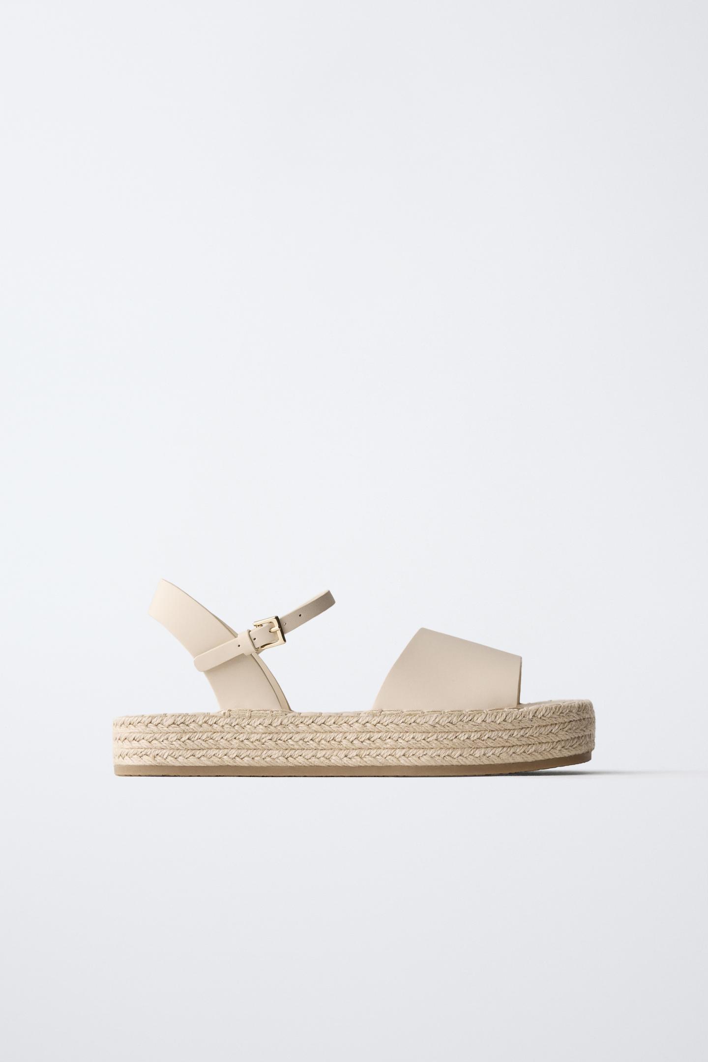 Детские сандалии Zara Jute, цвет: Молочный белый — фото 1