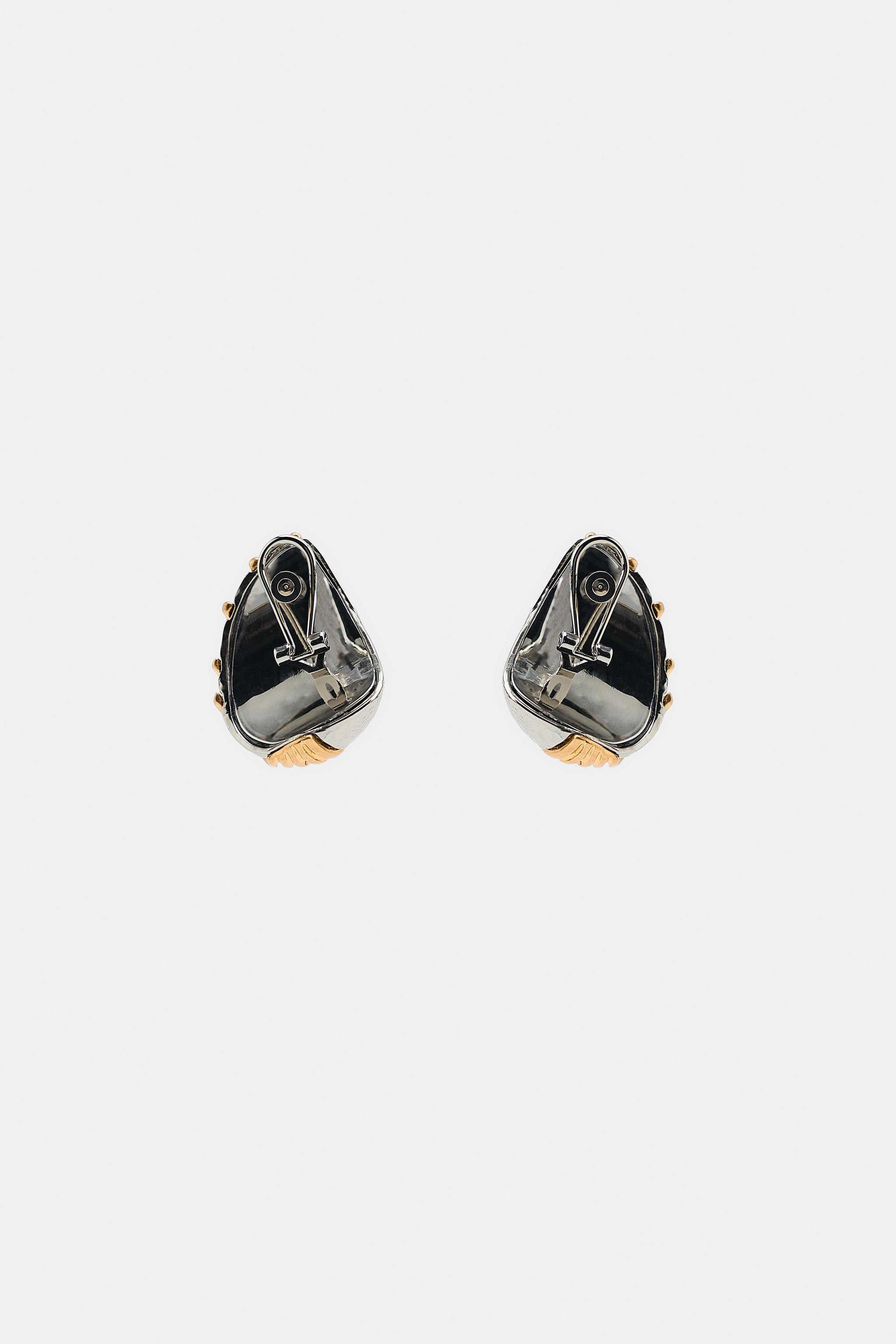 STRIPED COMBINATION EARRINGS