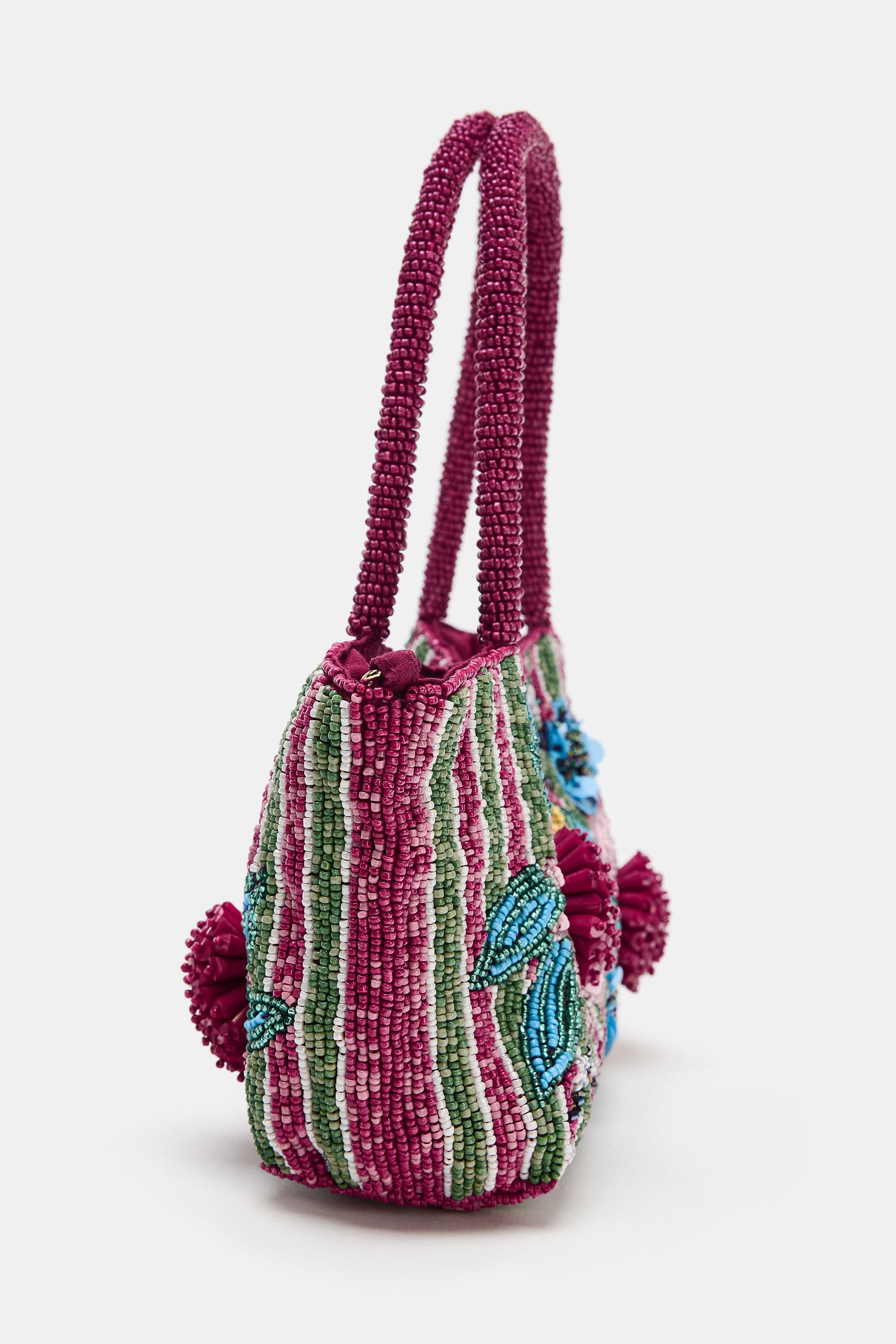 Женские сумки Zara BEADED MINI — фото 5