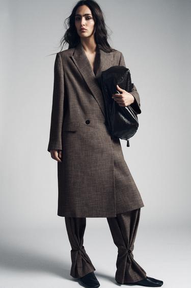 Zara ZW COLLECTION 限量版燕尾服大衣 - 焦糖色