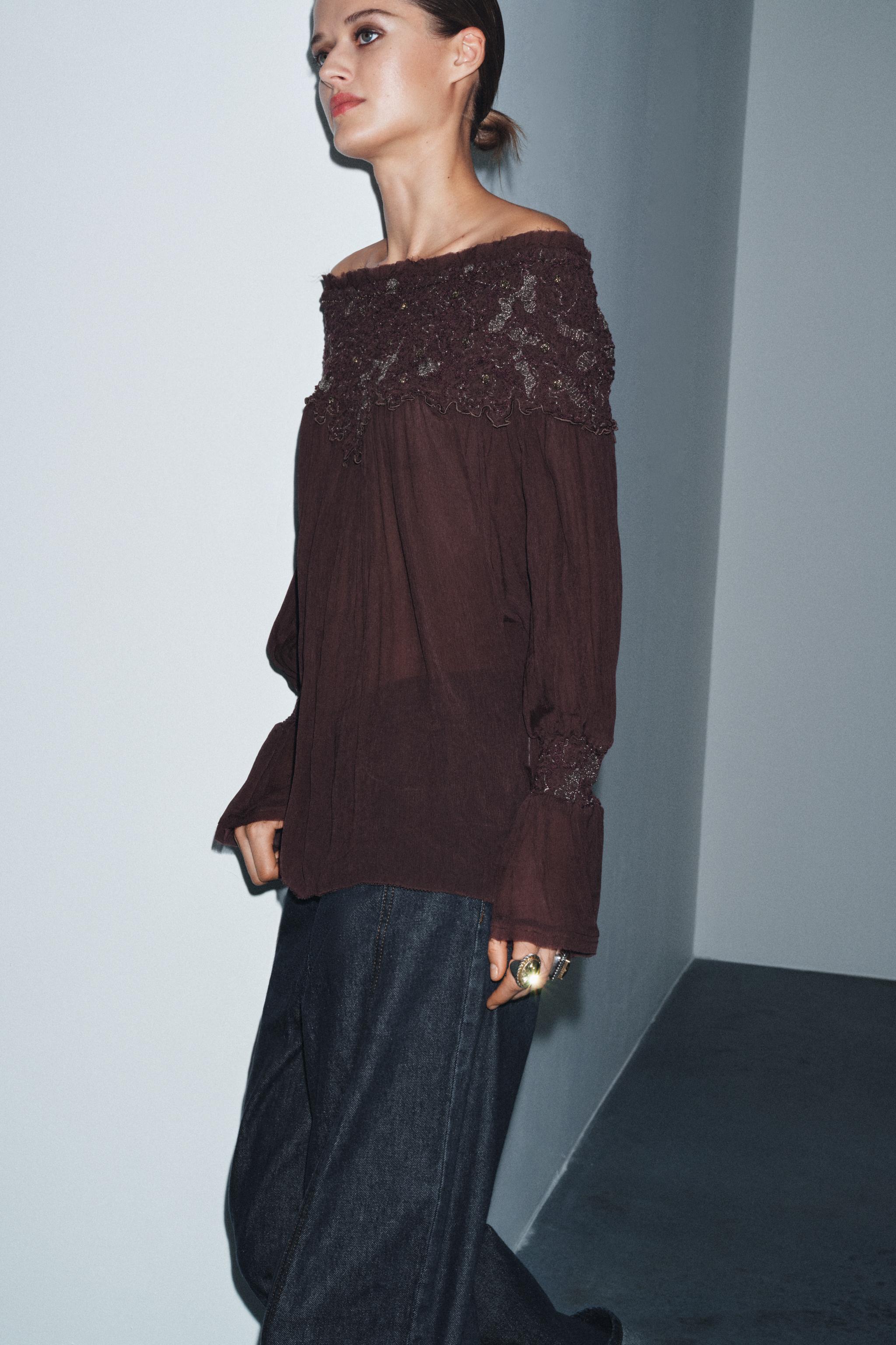 ZW COLLECTION LIMITED EDITION EMBROIDERED BLOUSE