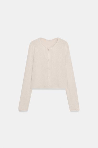 LONG SLEEVE BUTTONED JACKET - Beige by Zara - Image 7