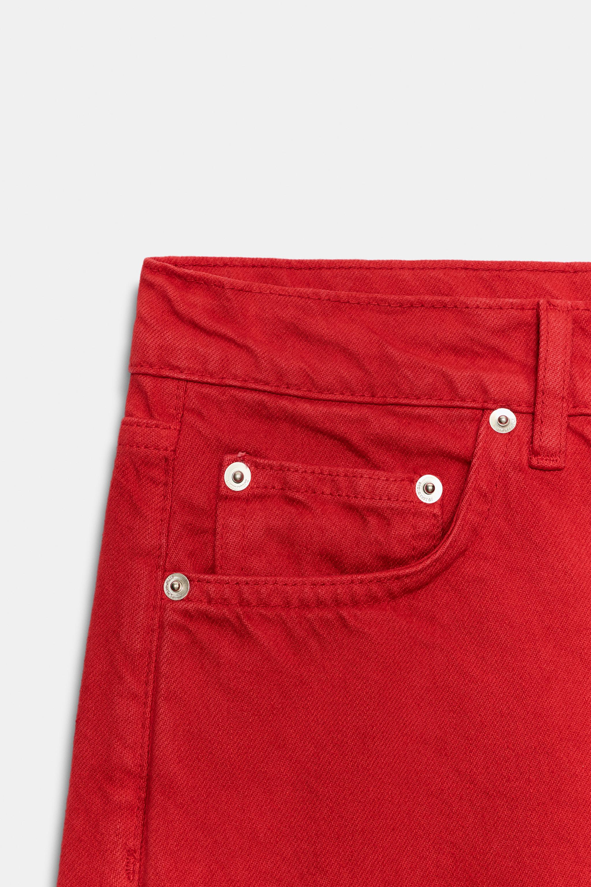 ZW COLLECTION MID-RISE STRAIGHT LEG JEANS
