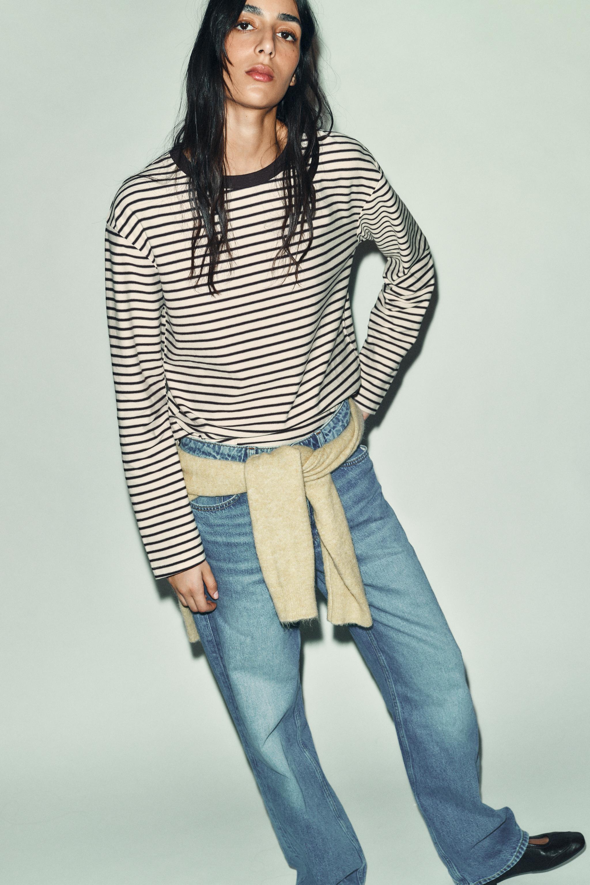 STRIPED LONG SLEEVE T-SHIRT