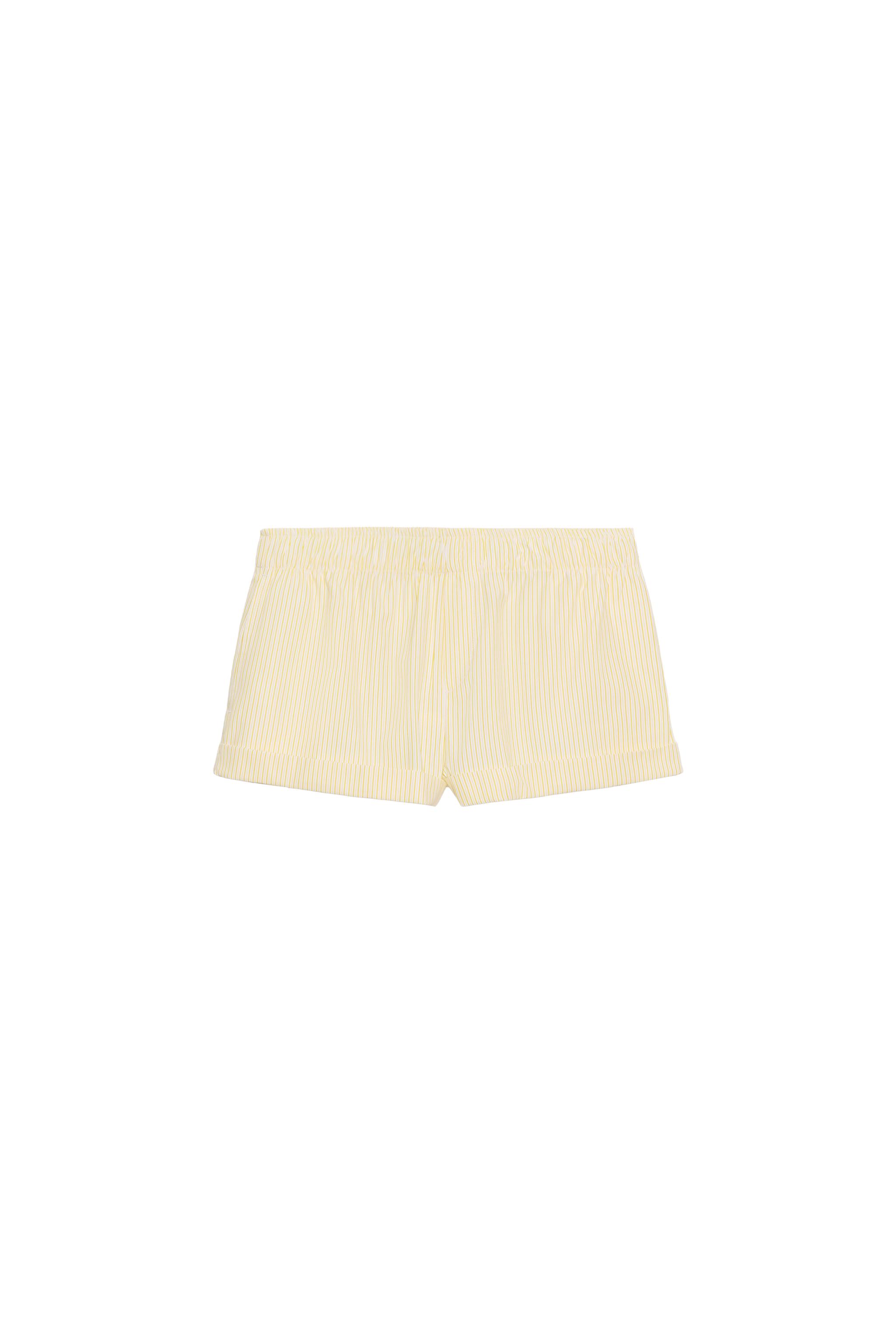 STRIPED POPLIN SHORTS