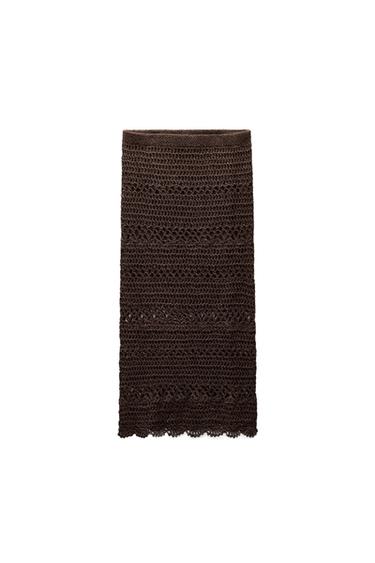 CROCHET KNIT SKIRT