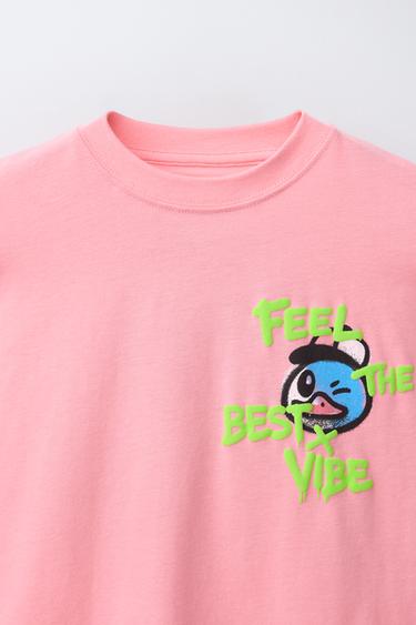 GRAFFITI PRINT T-SHIRT - Pink by Zara - Image 2