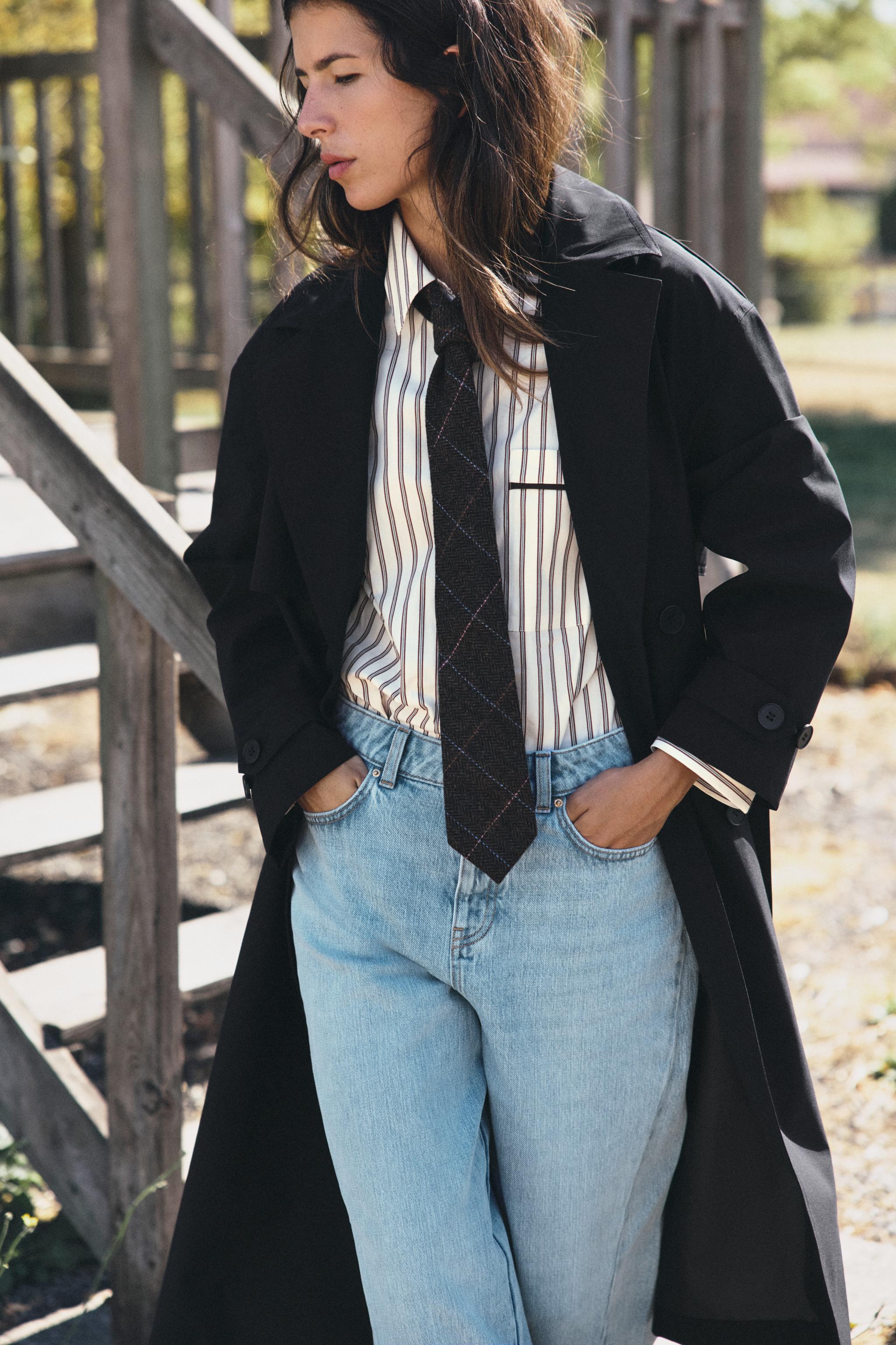 WATER-REPELLENT WINDPROOF TRENCH COAT