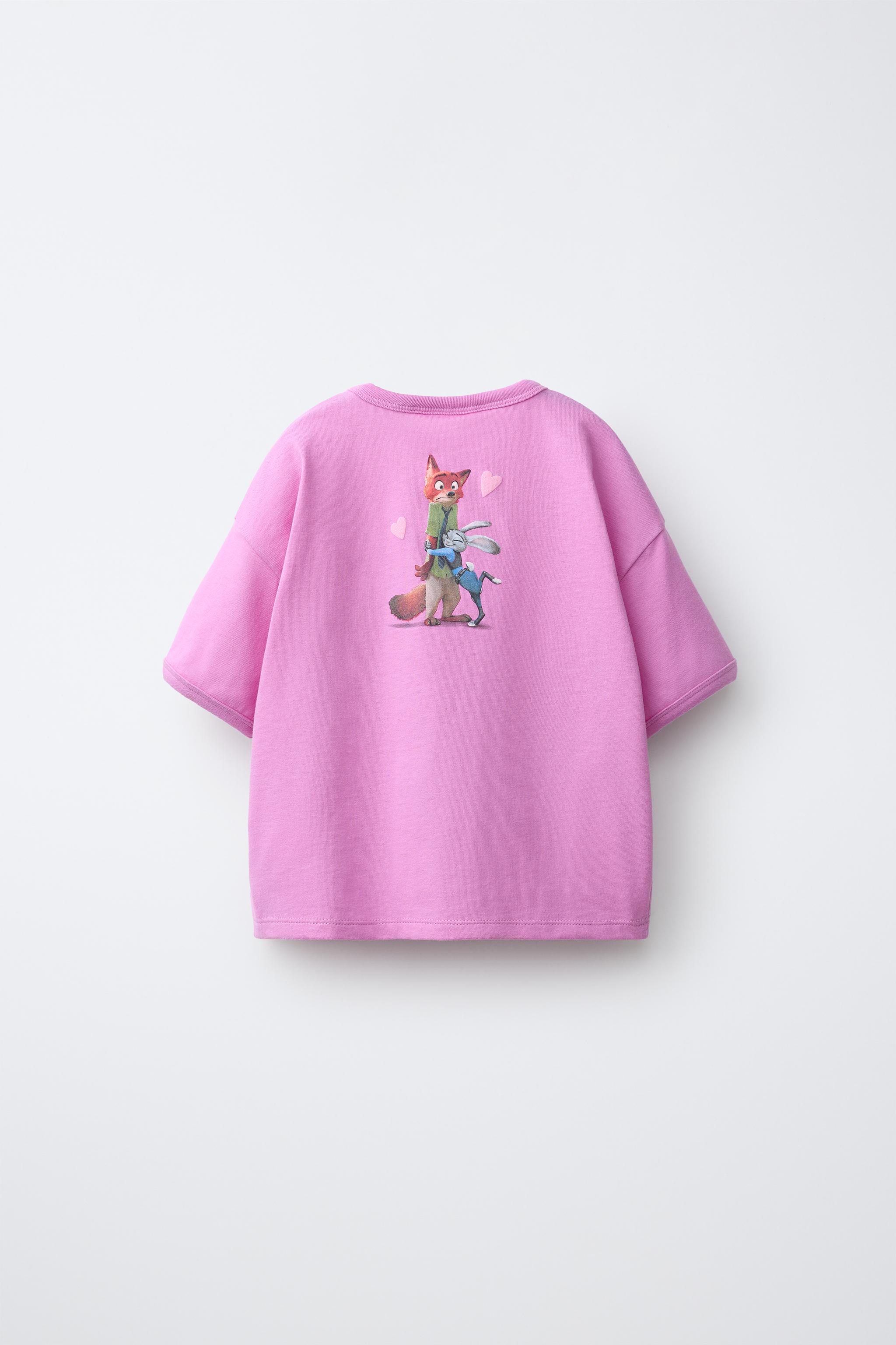 ZOOTOPIA © DISNEY T-SHIRT — Pink / Lilac (alternate view)