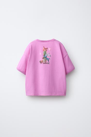 CAMISETA ZOOTRÓPOLIS © DISNEY - Rosa / Lila de Zara