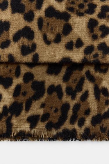 FOULARD À IMPRIMÉ ANIMAL - Leopard de Zara - Image 1