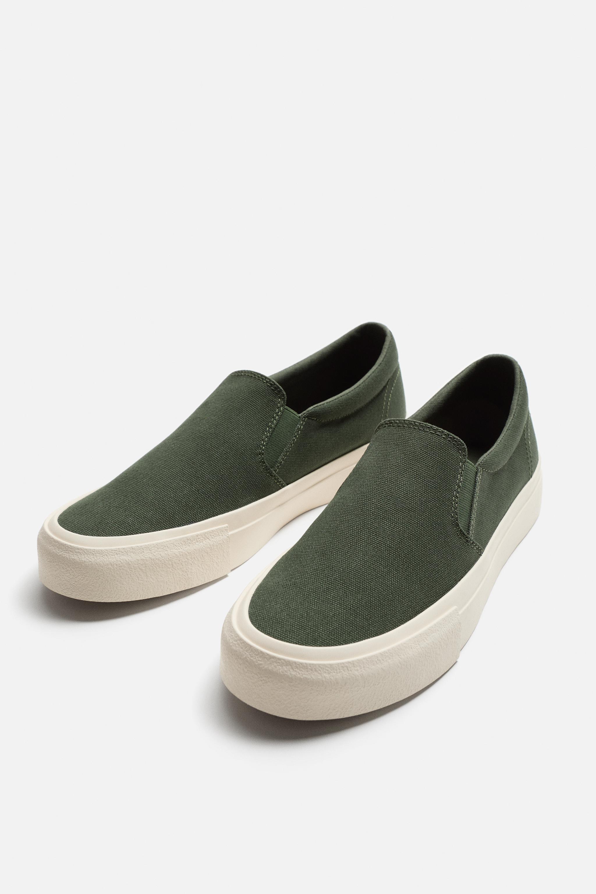 Zara slip on shops sneakers