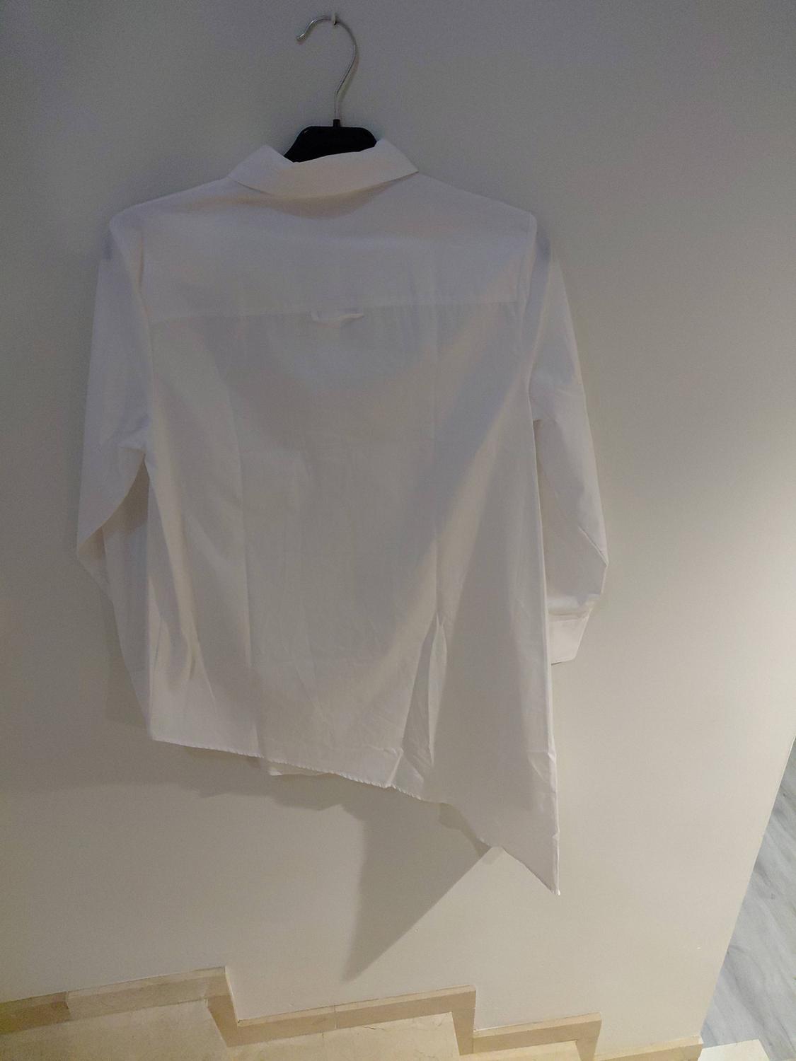 ZW COLLECTION ASYMMETRIC POPLIN SHIRT - Image 5