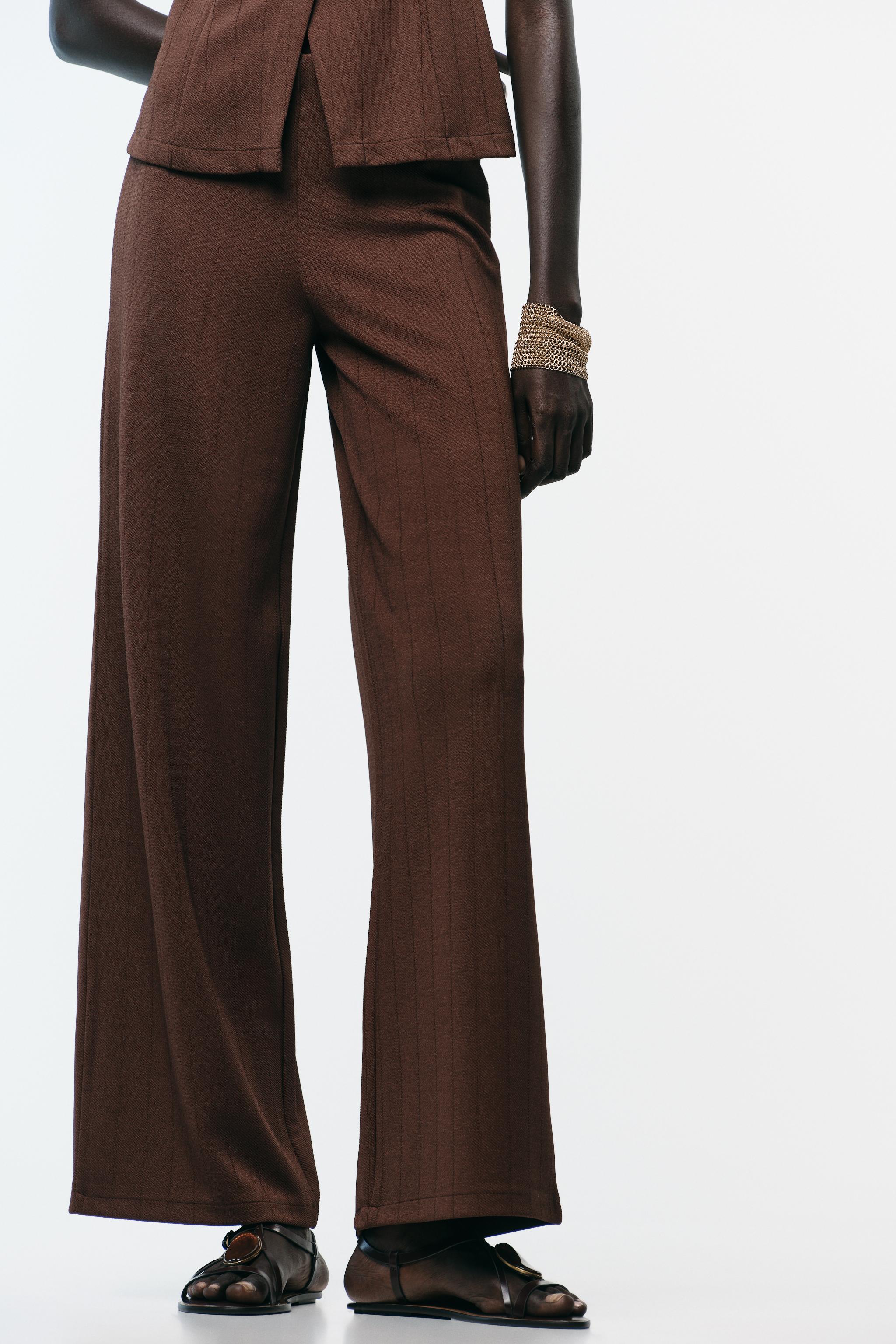 パンツ TWILL WIDE PANTS (BROWN) / LOST CONTROL TWILL WIDE PANTS (BROWN) / LOST CONTROL | CROSS ROAD BLUES