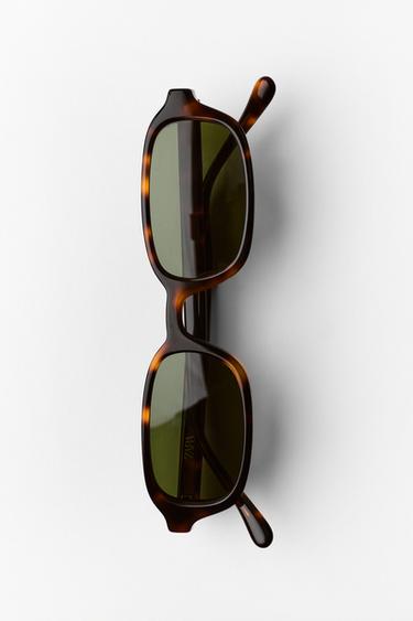 RECTANGULAR SUNGLASSES - Brown by Zara
