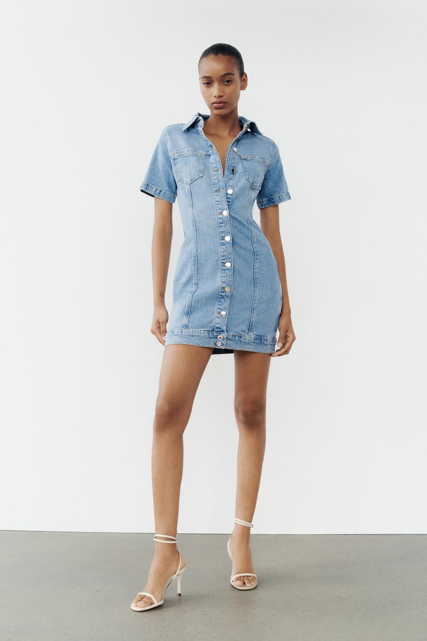 Styling Zara Denim Dress