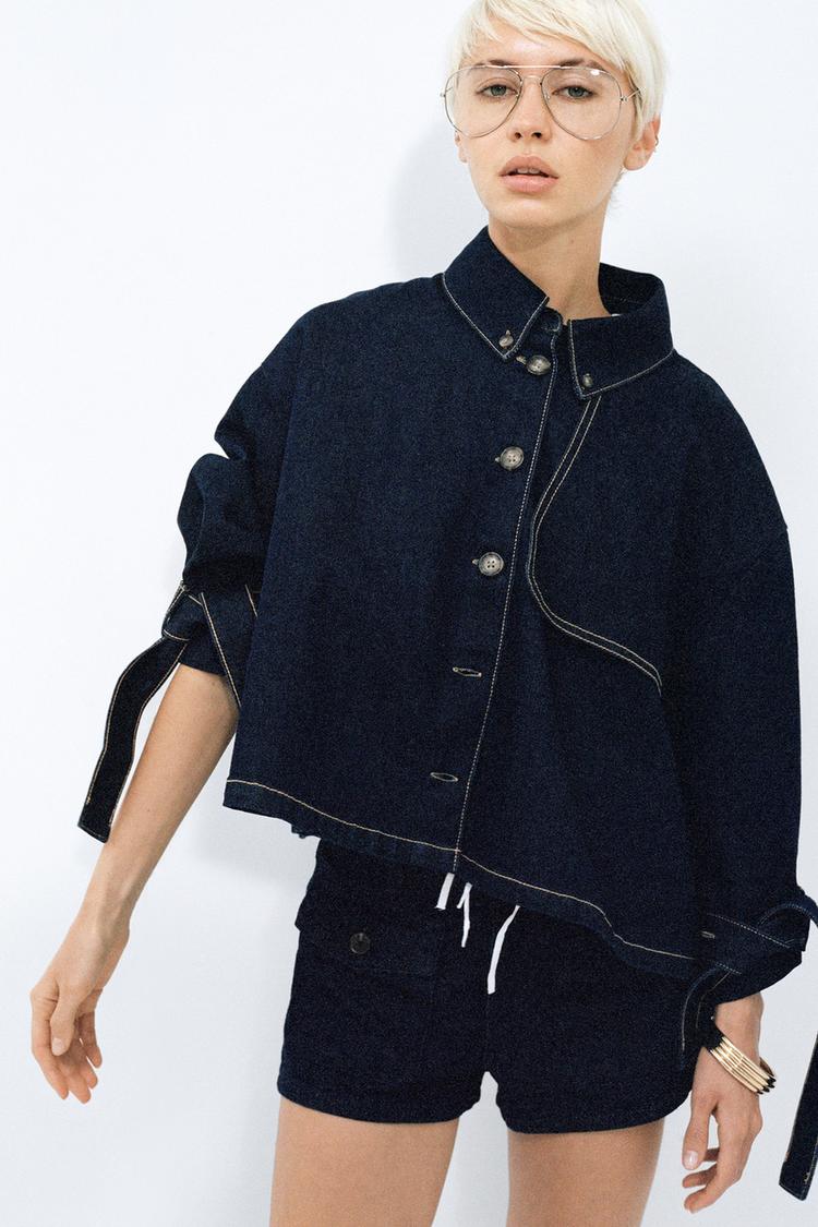 DENIM MINISHORT TRF