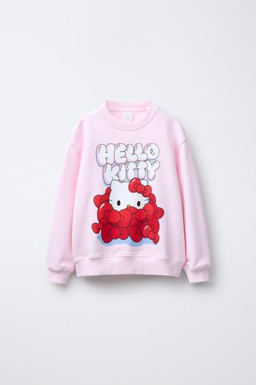 HELLO KITTY © PRINTED SWEATSHIRT - Pink by Zara